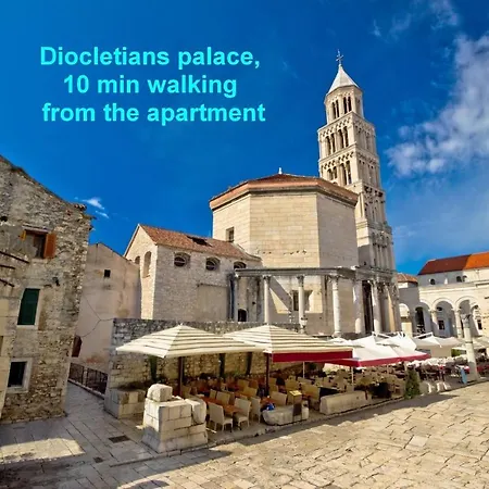 Comfortable With Great And Sea View Appartement Split